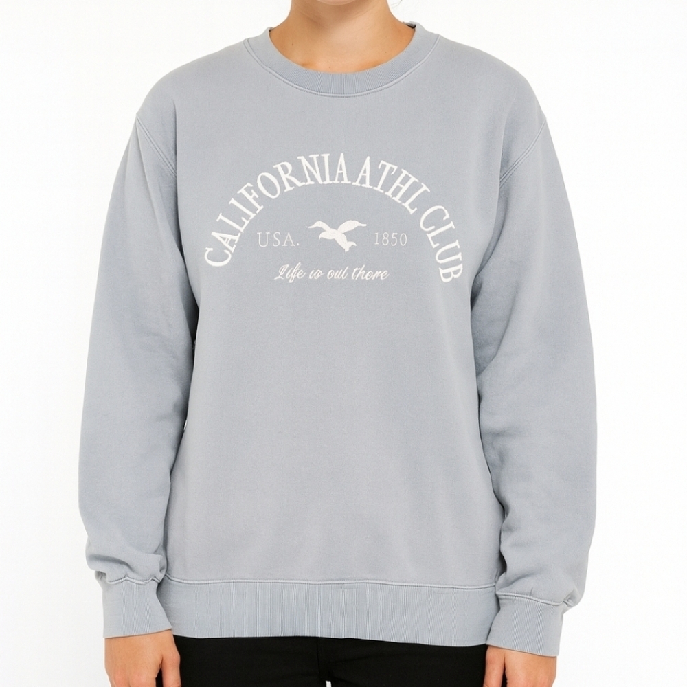 Reflex  California Ath Club Gray Sweater Medium